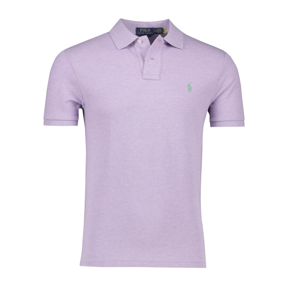 Polo Ralph Lauren Paarse poloshirt met korte mouwen Purple Heren