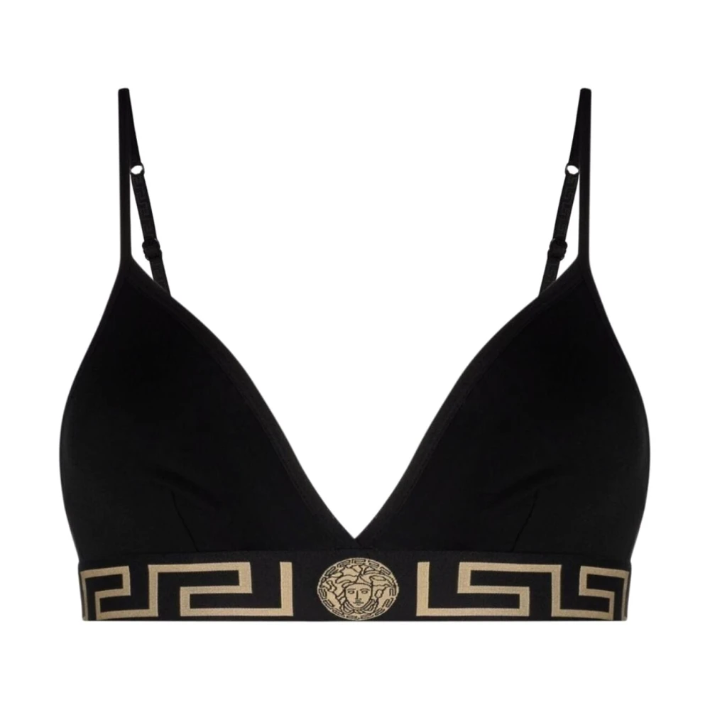 Versace Stijlvolle Bralette voor Vrouwen Black Dames