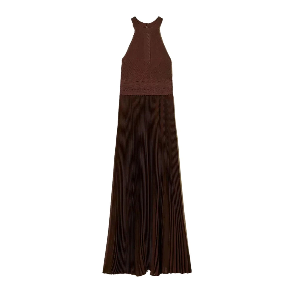 Twinset Women's Brown Maxi Dresses, Xs, Twin-Set Dresses