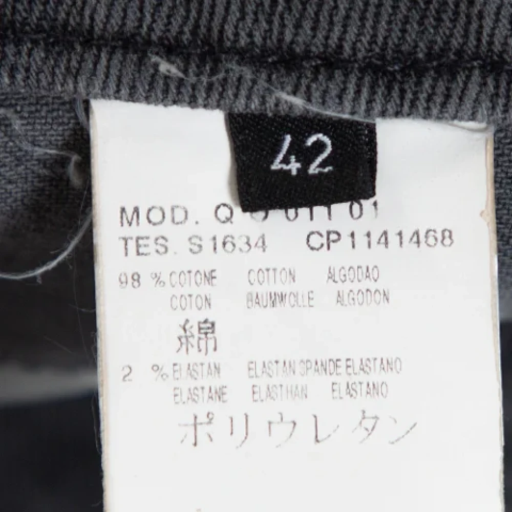 Alexander McQueen Pre-owned Cotton bottoms Gray Dames