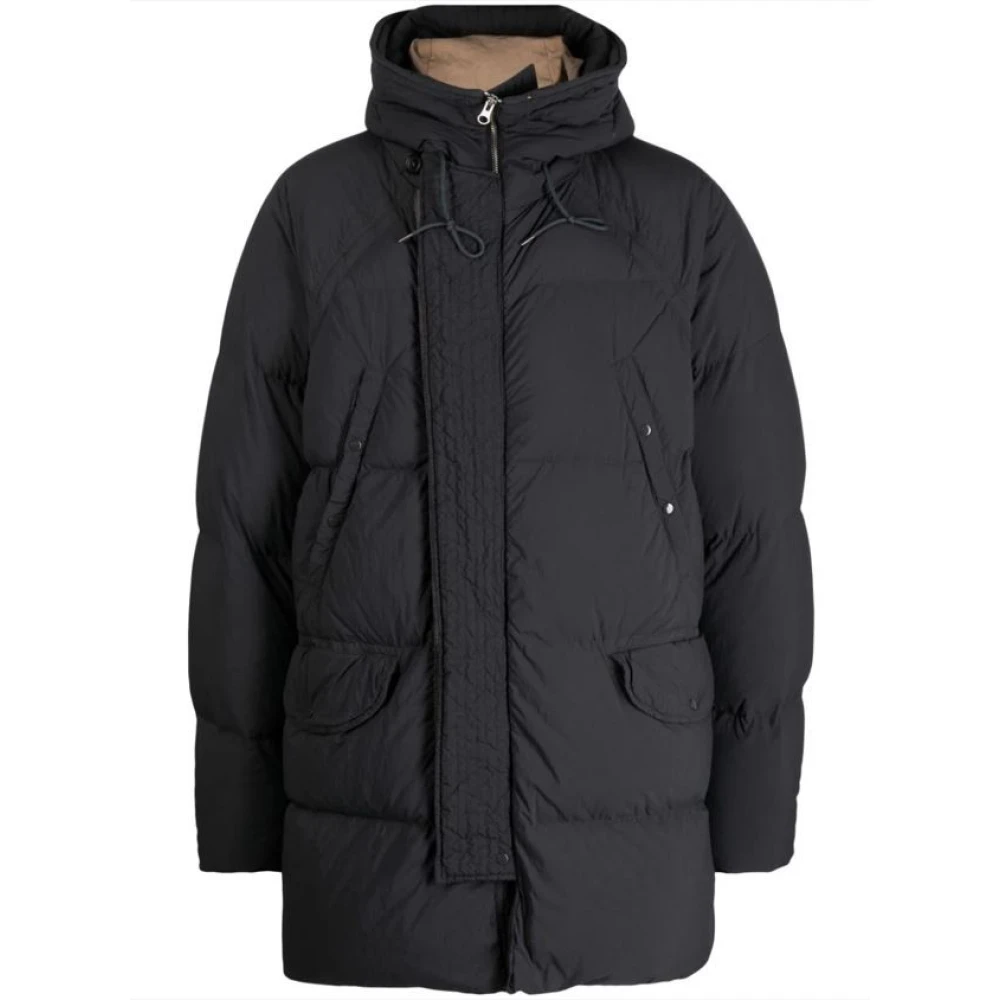 Ten C Deck Down Parka in Zwart Black Heren