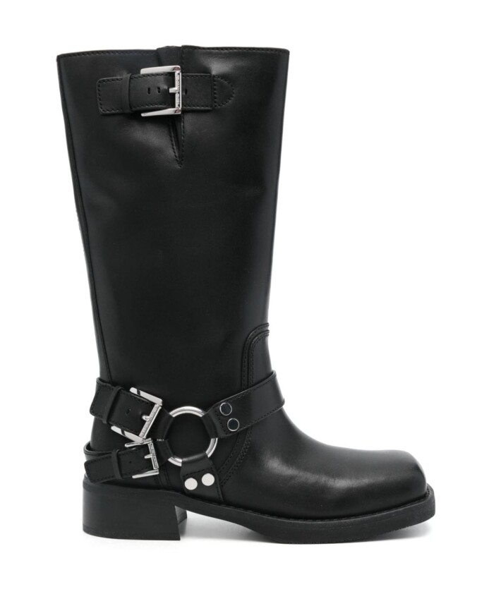 black-leather-buckle-detail-boots