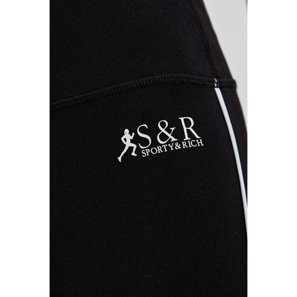 Sporty & Rich Leggings uit de The Mountain collectie Black Dames