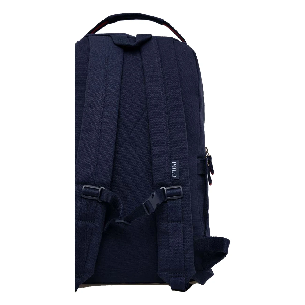 Ralph Lauren Katoenen Rugzak Wasinstructies Gemaakt in China Blue Unisex