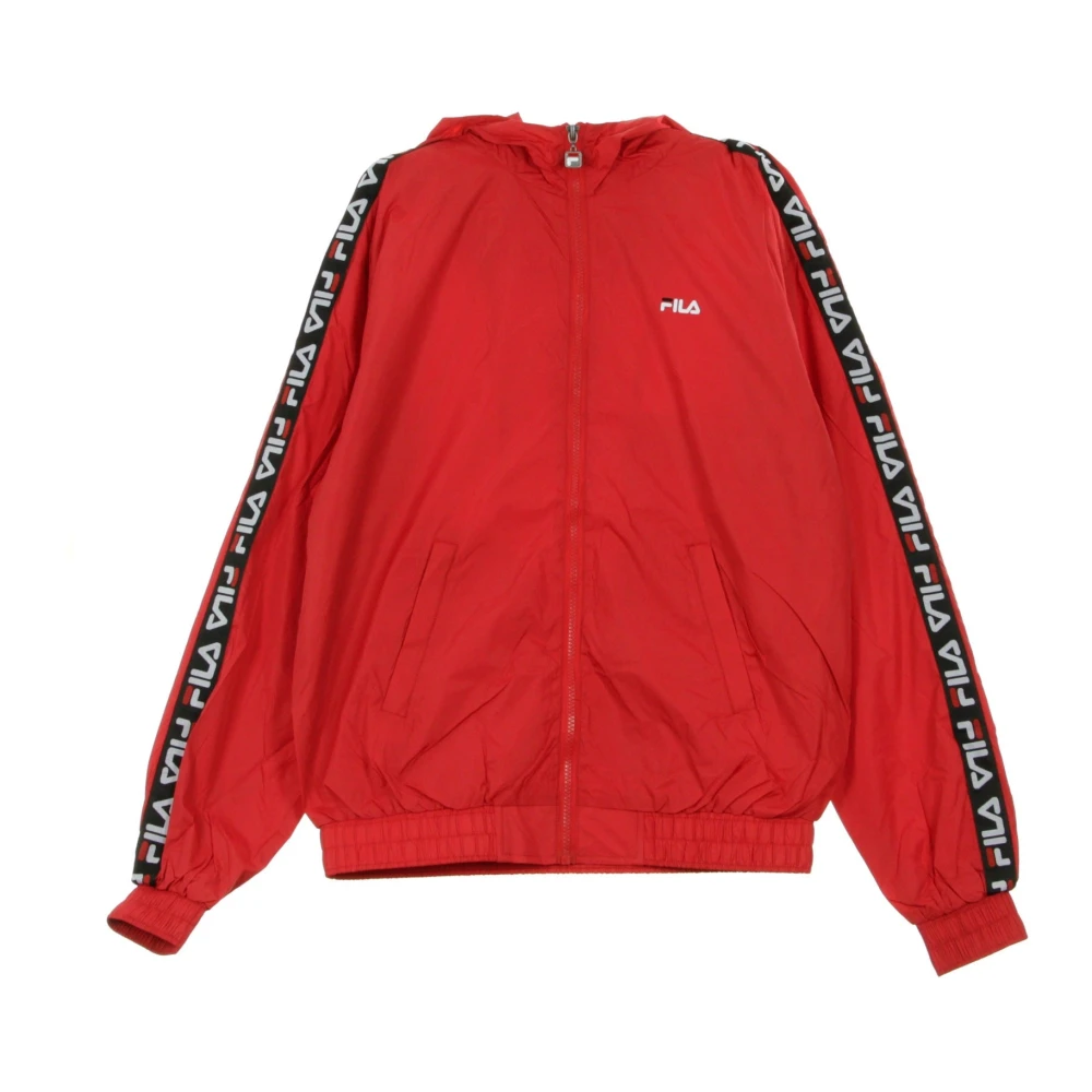 Fila Rode Heren Windbreaker Jas Red Heren