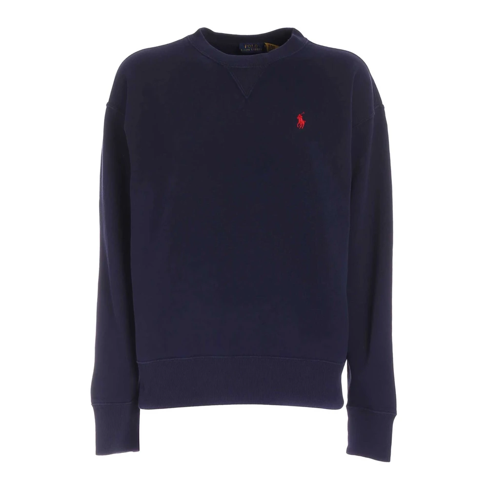 Polo Ralph Lauren Women's Blue Logo Embroidered Pullover Extra Large