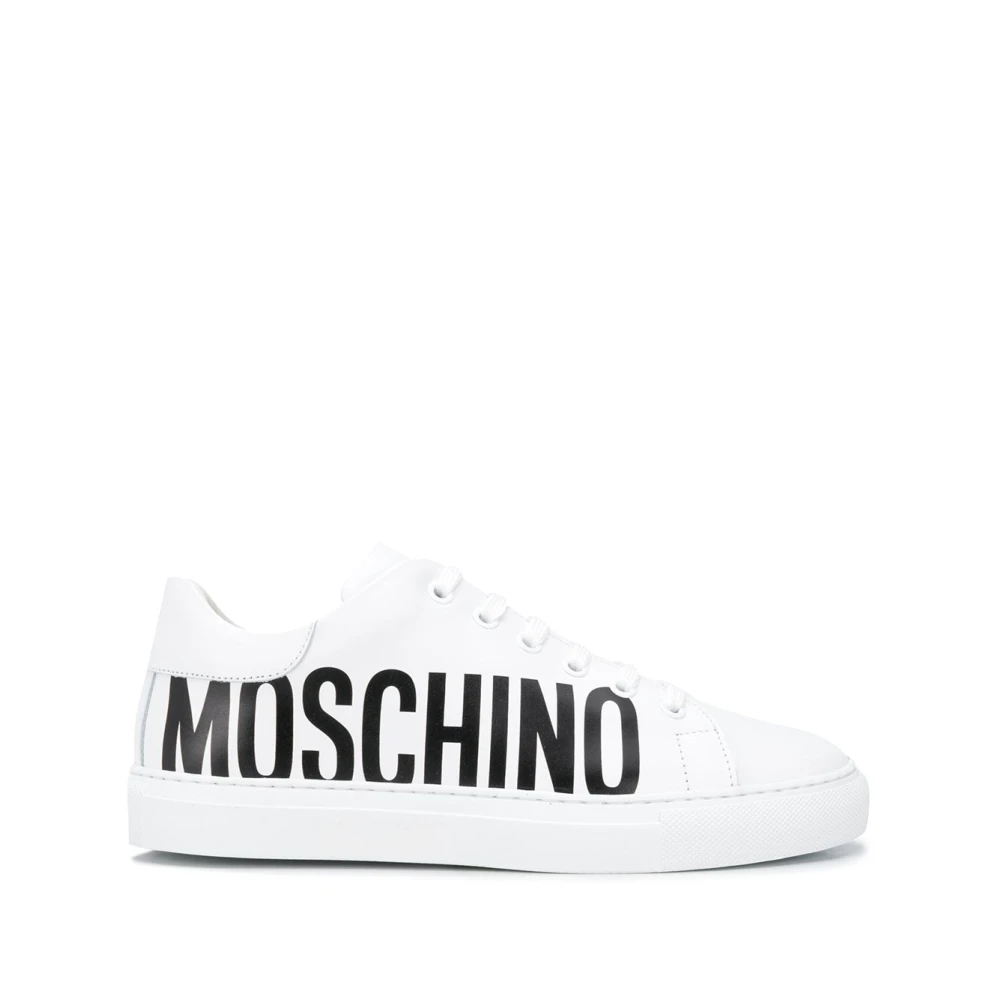 Moschino Dames 100 Bianco Sneakers White Dames