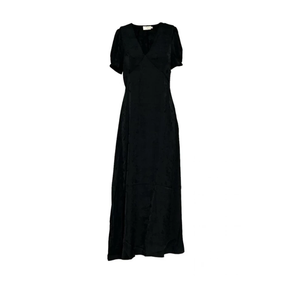 Molly Bracken Zwart Lang Jurk Polyester Jumpsuit Black Dames