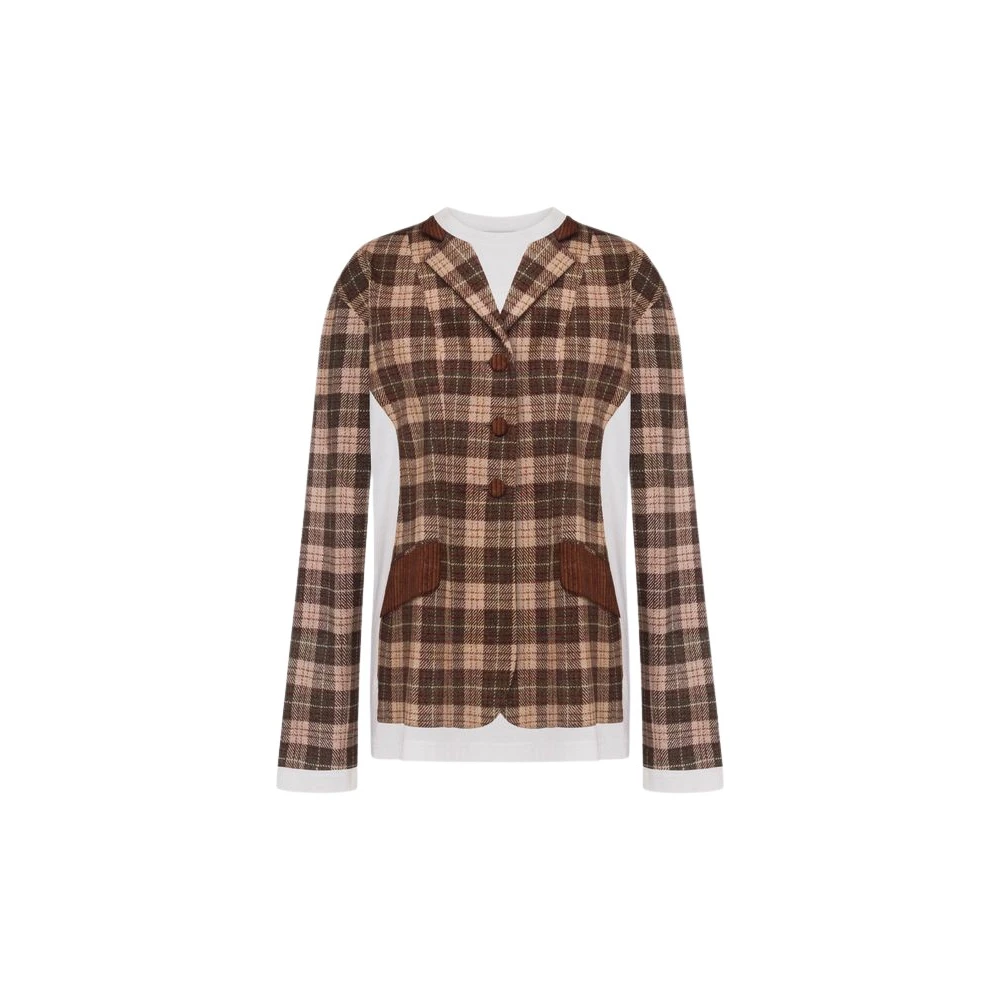 Moschino Mujer Camiseta Estampada De Algodón