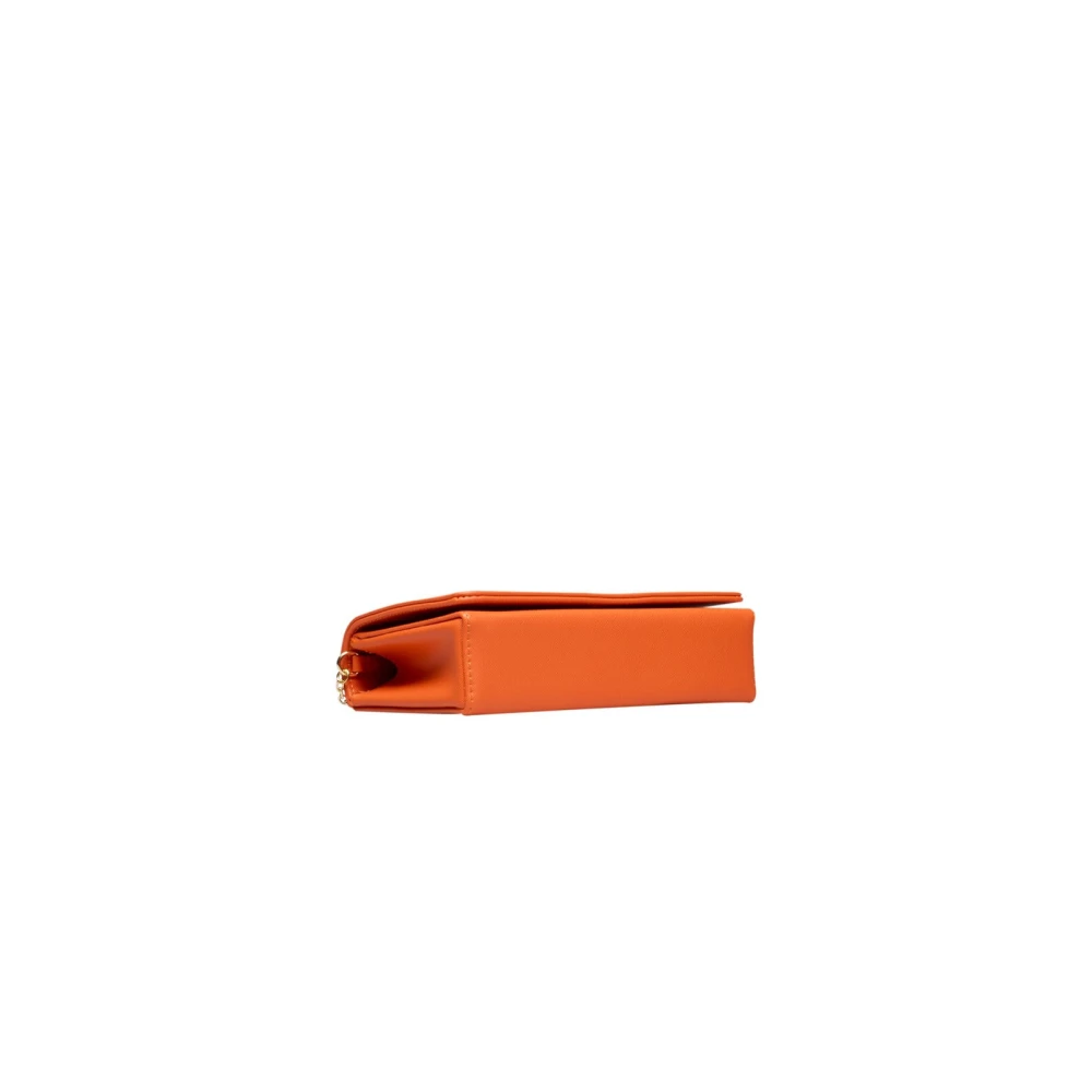 Love Moschino Schoudertas met Ketting en Gouden Details Orange Dames