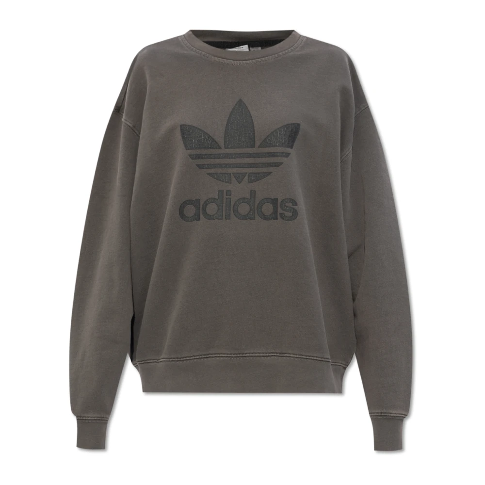 Adidas Originals Sweatshirt met logo Gray Dames
