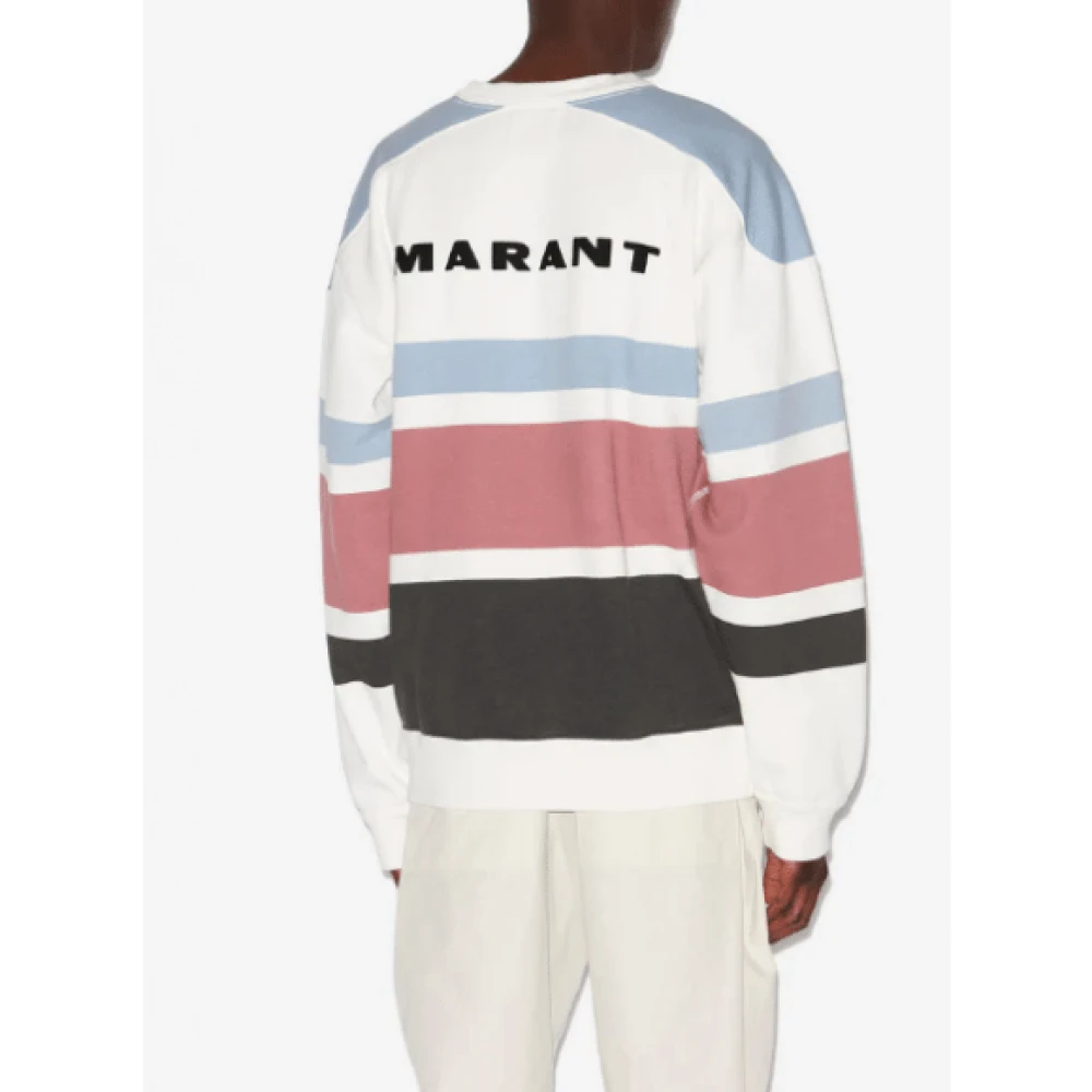 Isabel marant Gestreepte Logo Sweatshirt Multicolor Heren
