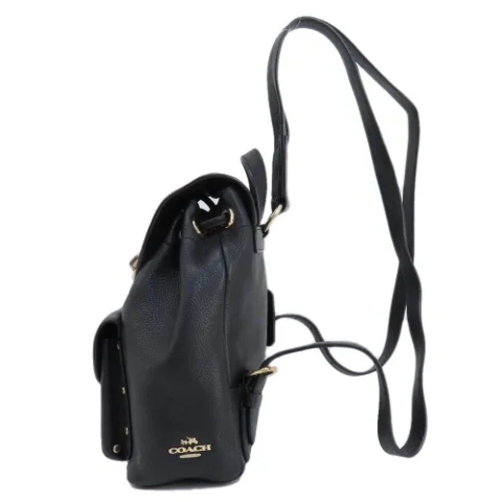 Coach Pre-owned Fabric backpacks Black Dames