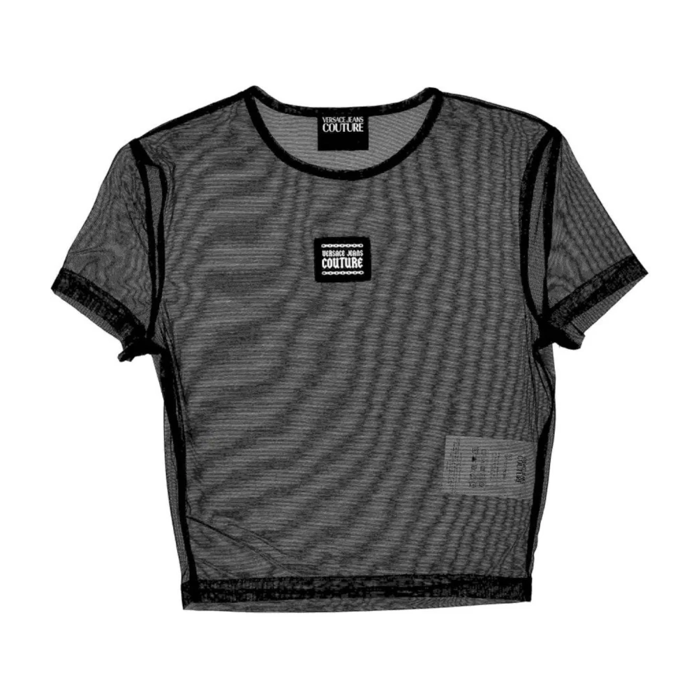 Versace Jeans Couture T-shirts en Polos Black Dames