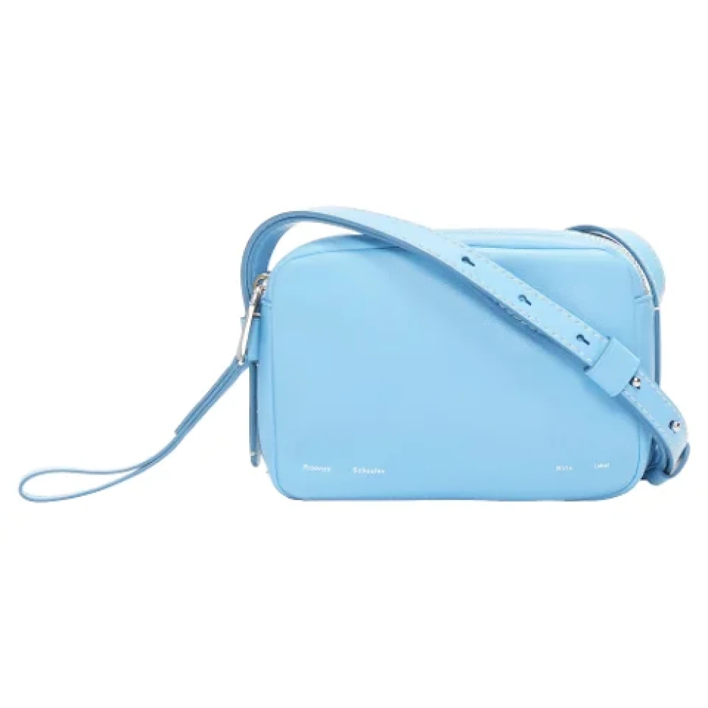 Proenza Schouler Pre-owned Leather shoulder-bags Blue Dames