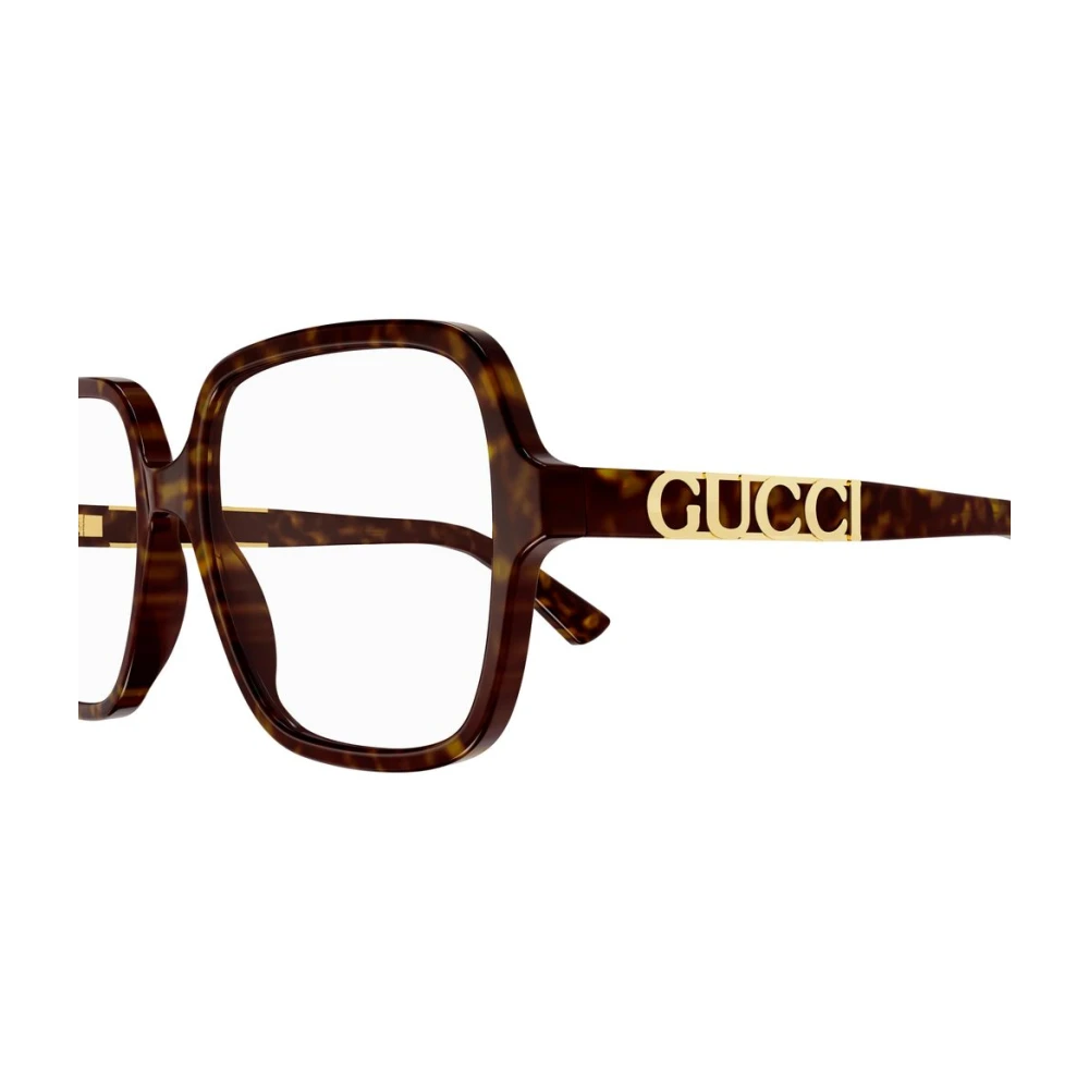 Gucci Stylish Eyewear Frames in Dark Havana Brown Dames