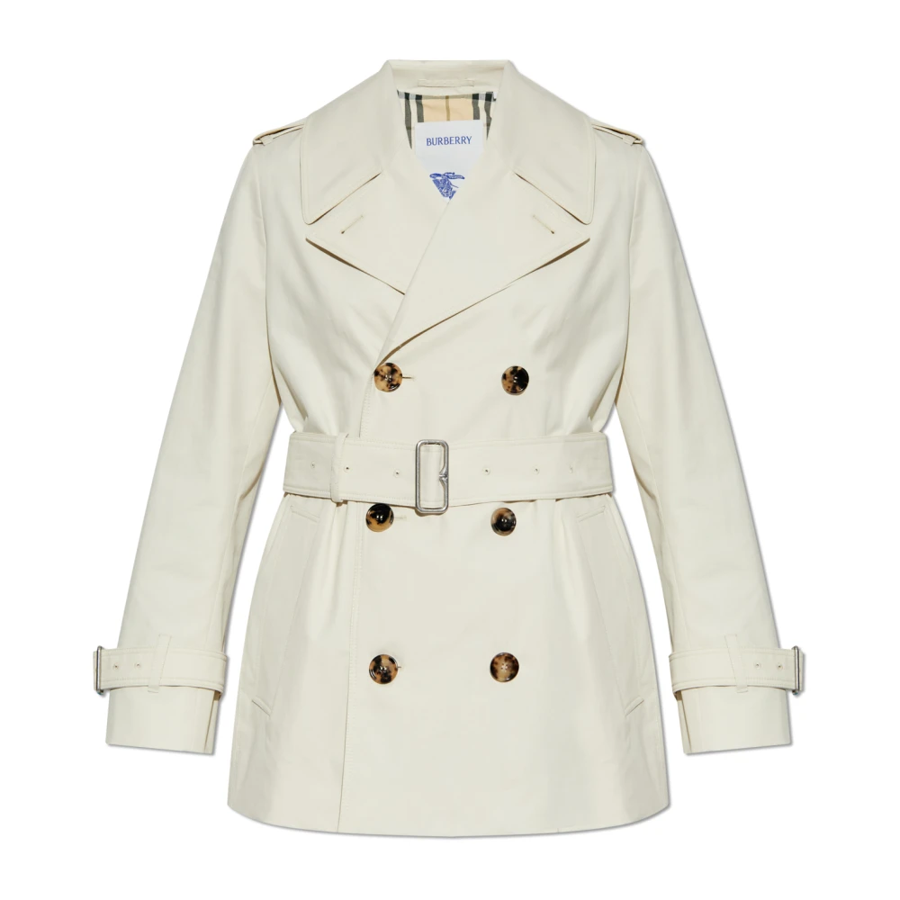 Burberry Kort trenchcoat Beige, Dam