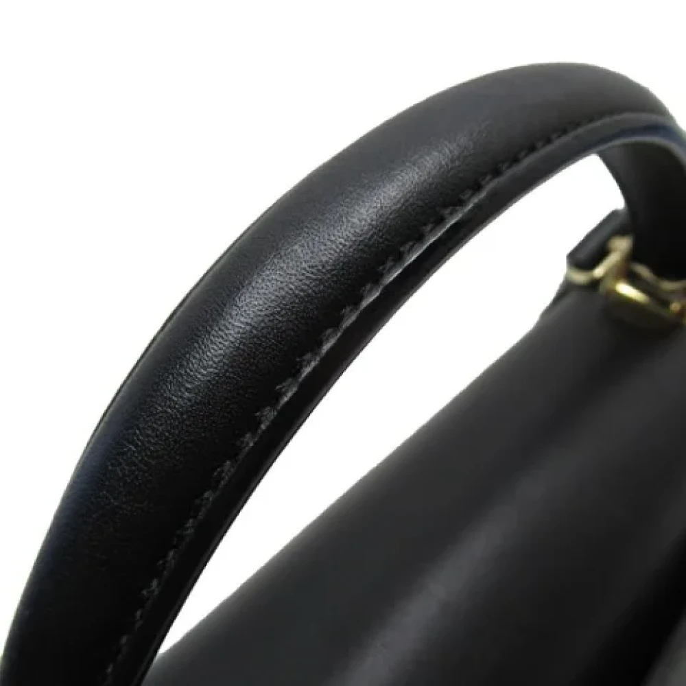 Bally Pre-owned Fabric shoulder-bags Black Dames