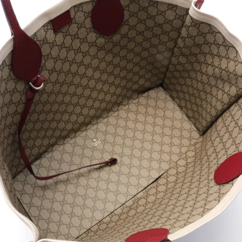 Gucci Vintage Pre-owned Leather handbags Beige Dames