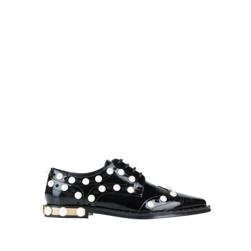 Dolce & Gabbana Black Derby - Female - Laced Shoes - 5 Uk - Shoes