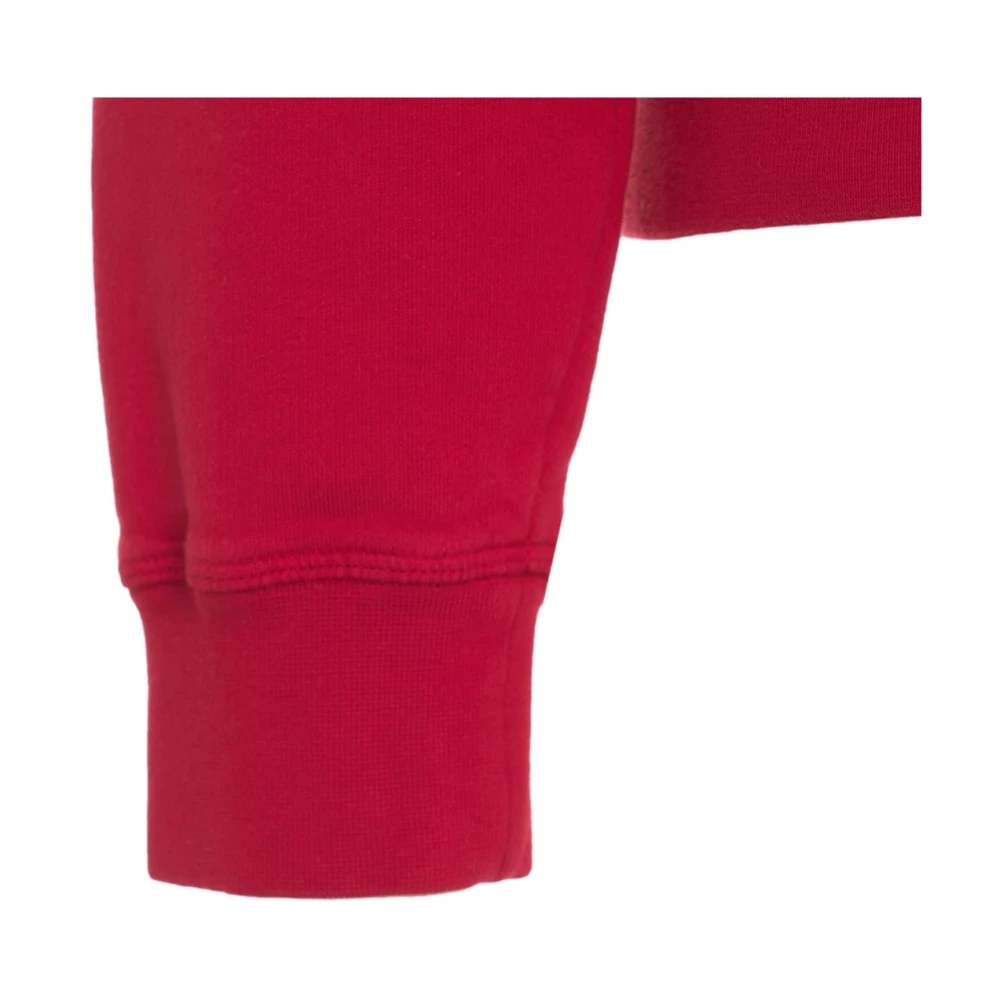 Dsquared2 Rode Logo Hoodie Casual Wear Red Dames