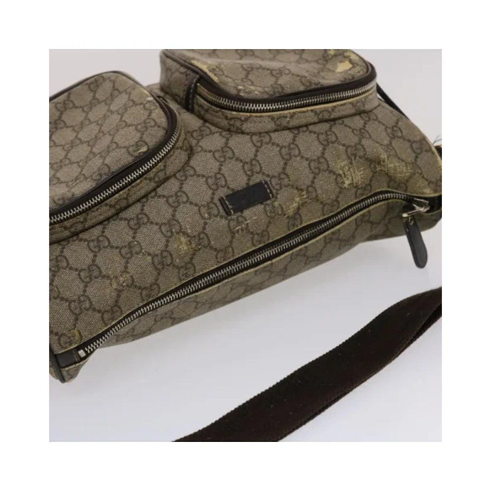 Gucci Vintage Pre-owned Leather gucci-bags Beige Dames