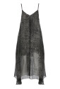 robe-grise-en-soie-avec-col-en-v-et-motif