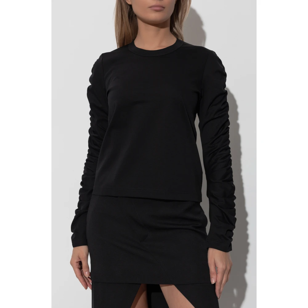 Comme des Garçons Katoenen Top Black Dames