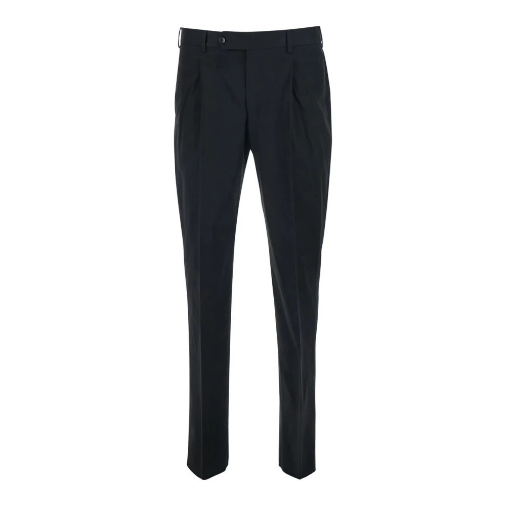 Pt Torino Uomo Nero - Union 1 Pince Cotone - Trousers - L