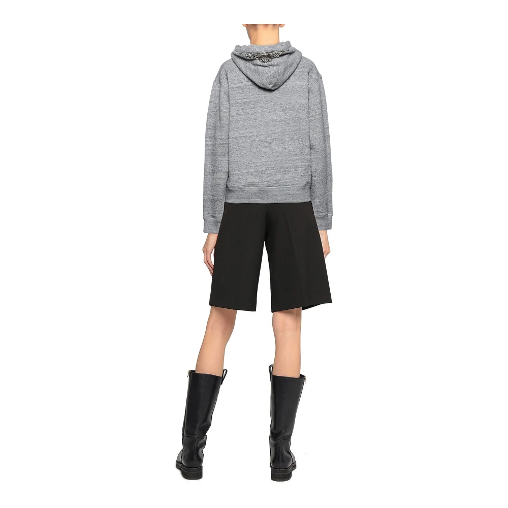 Dsquared2 Hoodie met truck motief Gray Dames