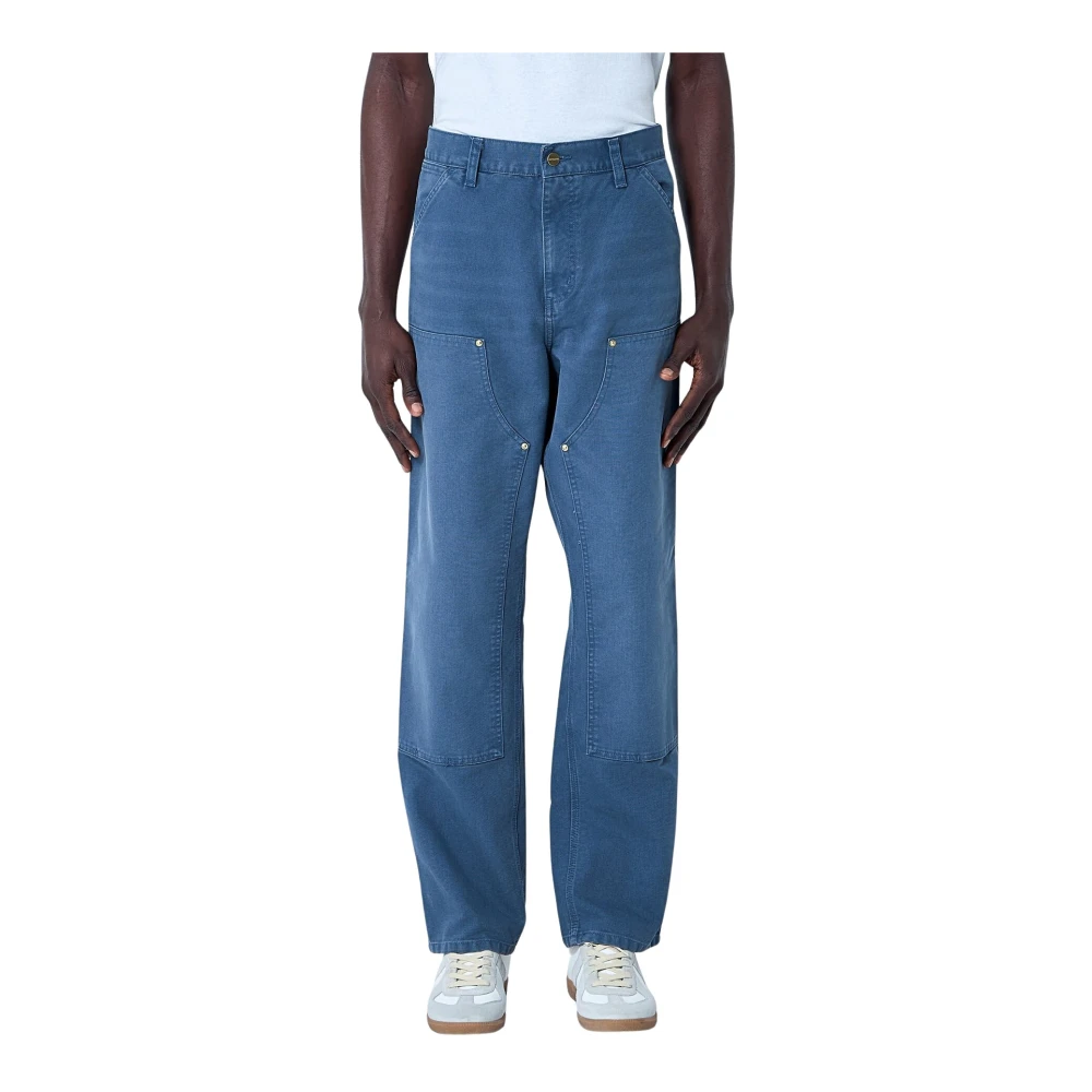Carhartt Wip Men's Blue Double Knee Denim Jeans