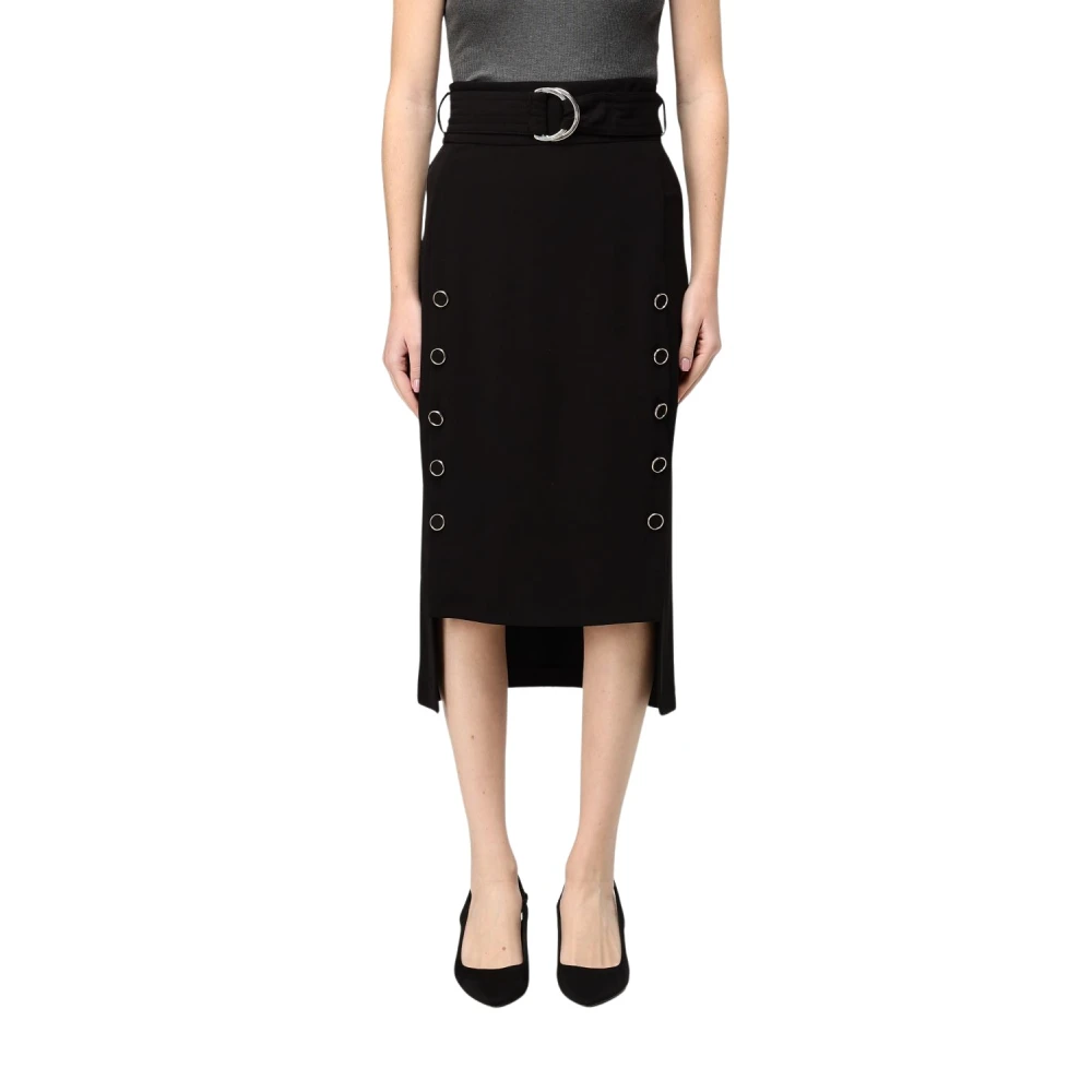 Simona Corsellini Elegante Zwarte Rok voor Vrouwen Black Dames