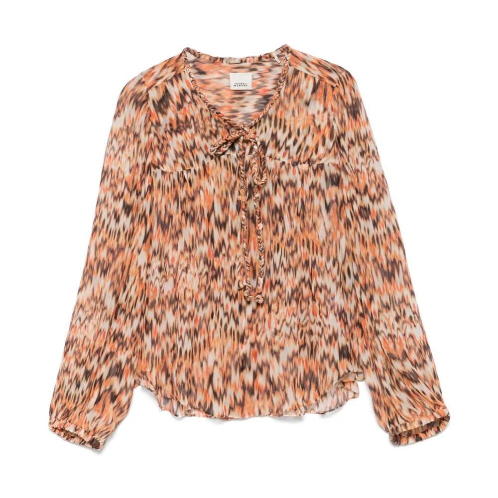 Isabel marant Oranje Top Ametissa Orange Dames