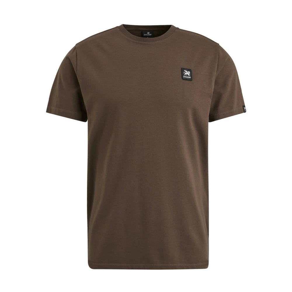 Vanguard Korte Mouw Crewneck Katoenen T-shirt Brown Heren