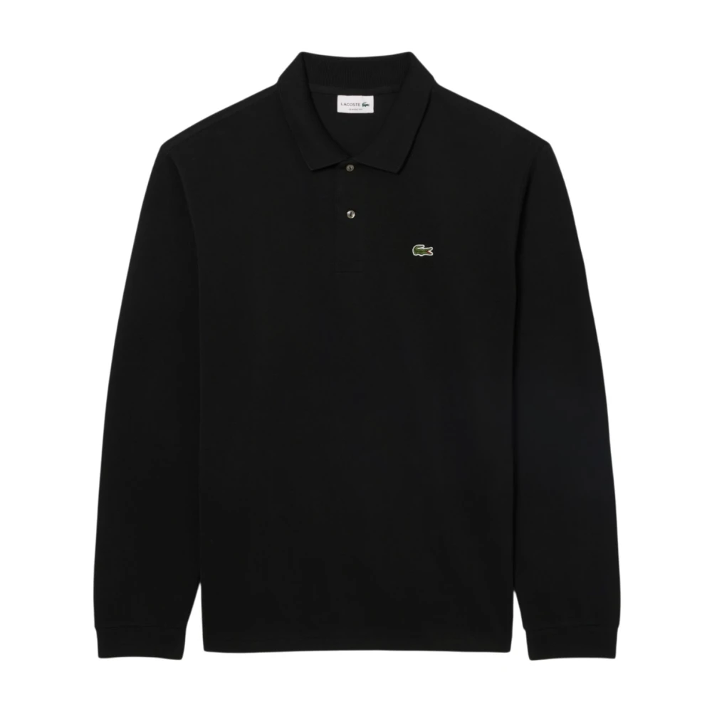 Lacoste Uomo Nero - Polo L.12.12 Original Manica Lunga - Tops - M