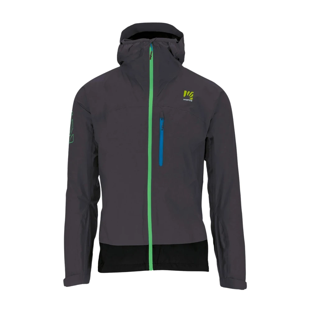 Karpos Zwarte Waterdichte Jas met Capuchon Black Heren