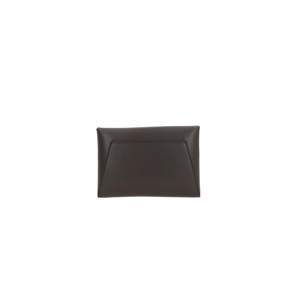 BRUNELLO CUCINELLI Bruin Leren Schoudertas met Ketting Brown Dames