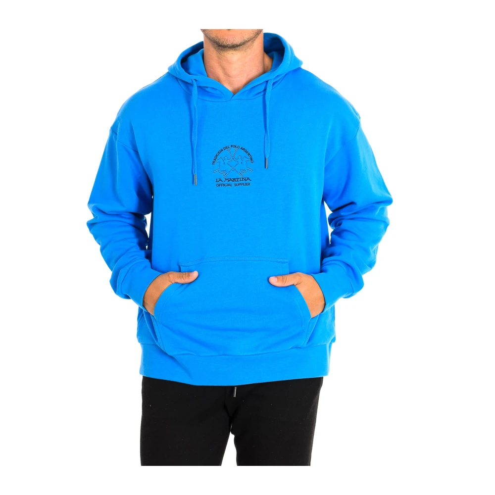 La Martina Men's Blue Hoodies, S, Hoodie