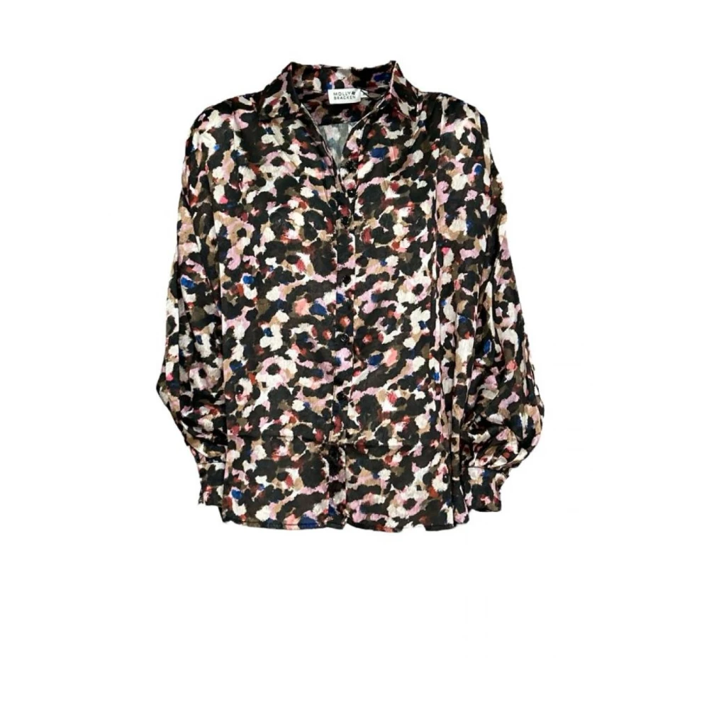 Molly Bracken Polyester Bedrukte Overhemd Multicolor Dames