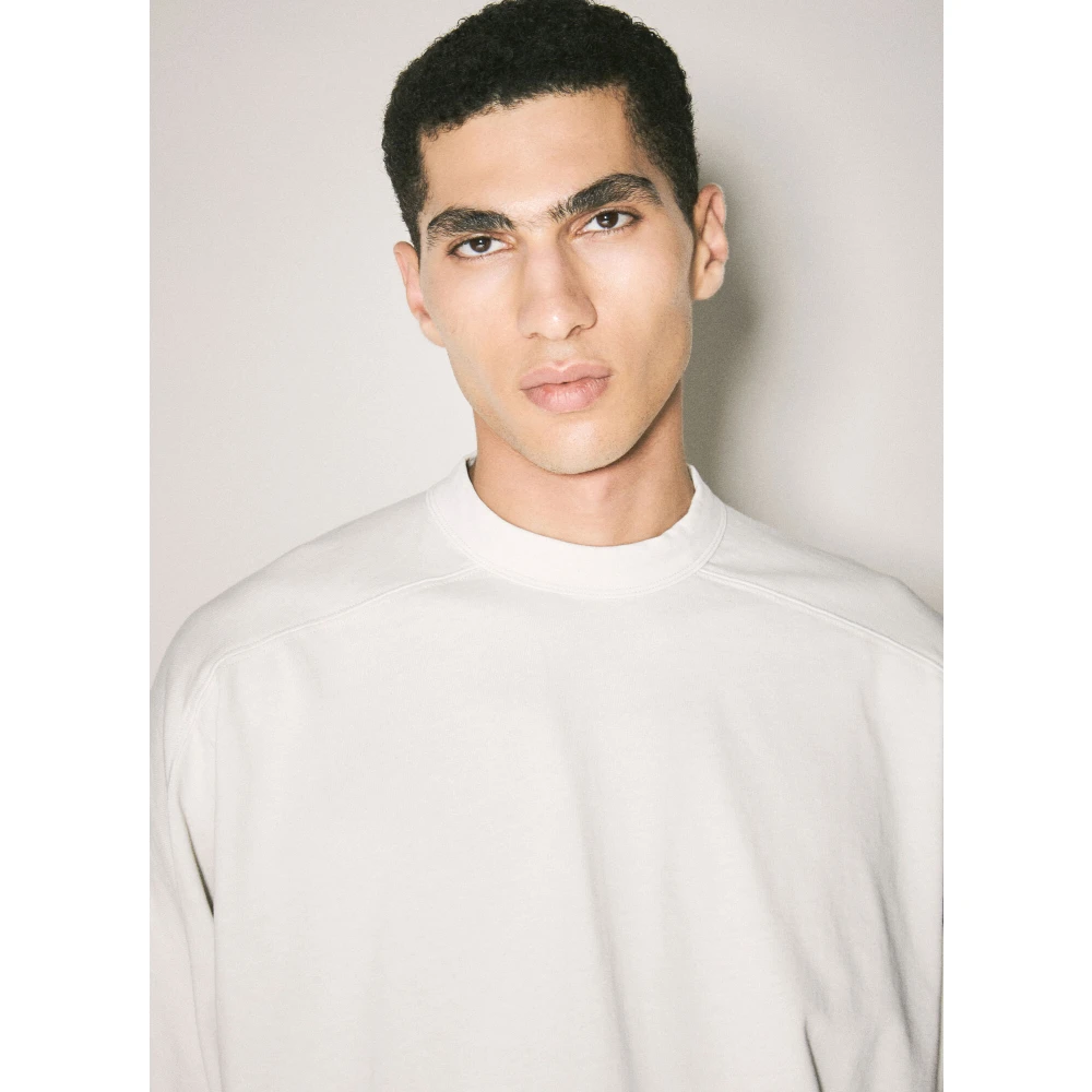 Entire Studios Katoenen Jersey Longsleeve T-shirt White Heren