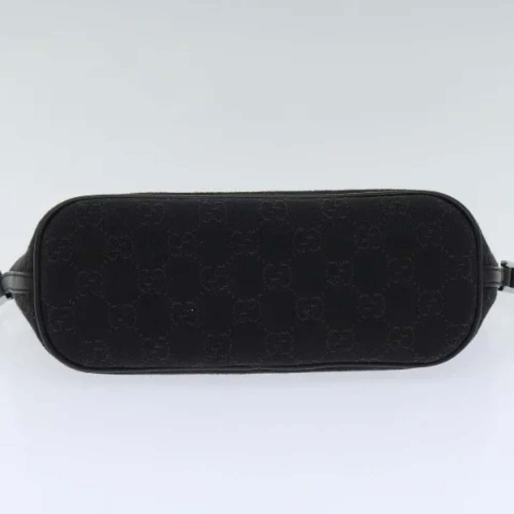 Gucci Vintage Pre-owned Canvas pouches Black Dames