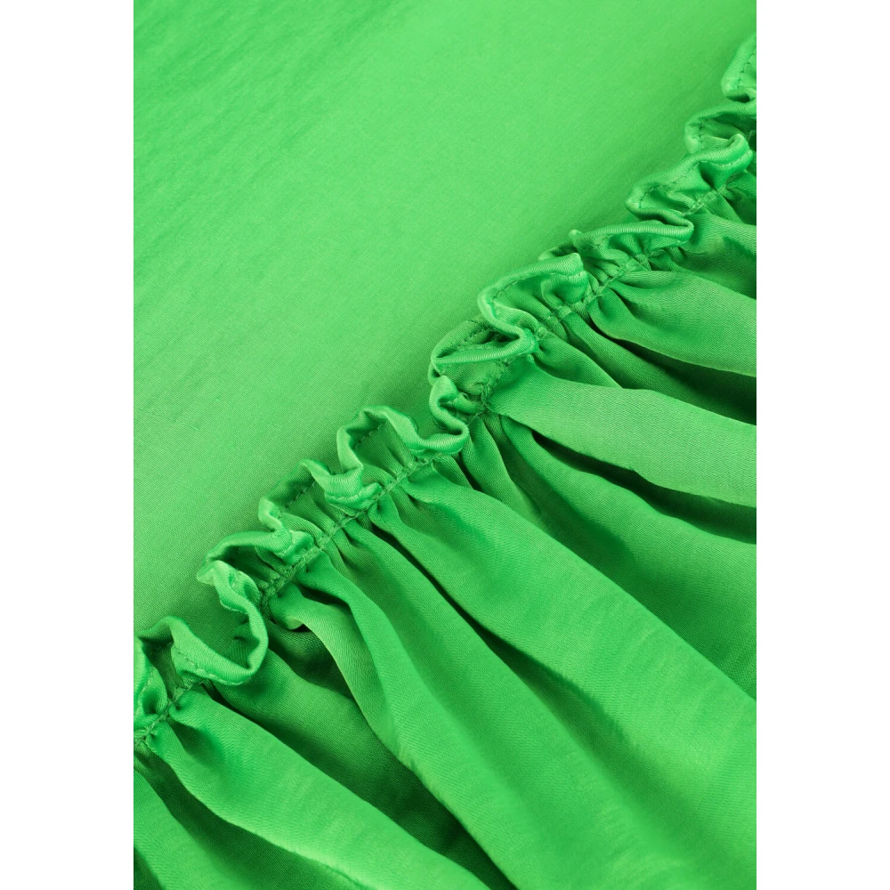 Y.A.S Groene Halternek Mini Jurk Green Dames