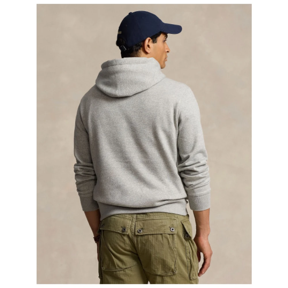 Polo Ralph Lauren Beer Logo Hoodie Gray Heren