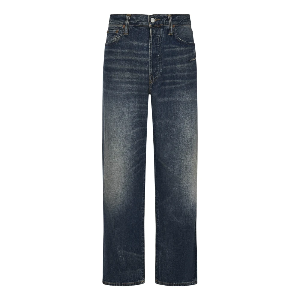 Polo Ralph Lauren Blauwe Straight Leg Jeans Wallwood Kleur Blue