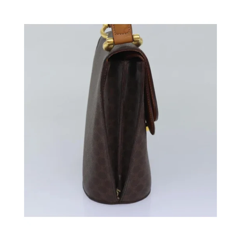 Celine Vintage Pre-owned Leather handbags Brown Dames