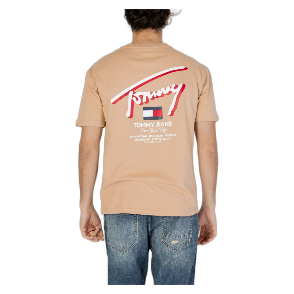 Tommy Jeans T-Shirts Beige Heren