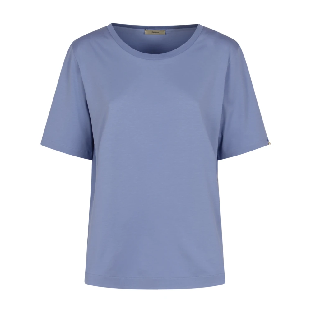 Herno Women's Blue T-Shirts, M, T-Shirt