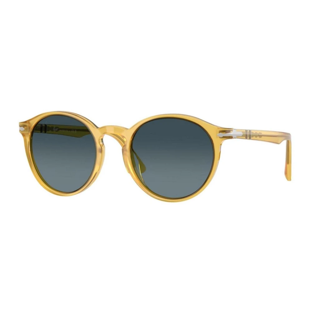 Persol Yellow Po3171s 204/S3 Man Sunglasses Acetate Pantos Polarized Shaded - Image 3