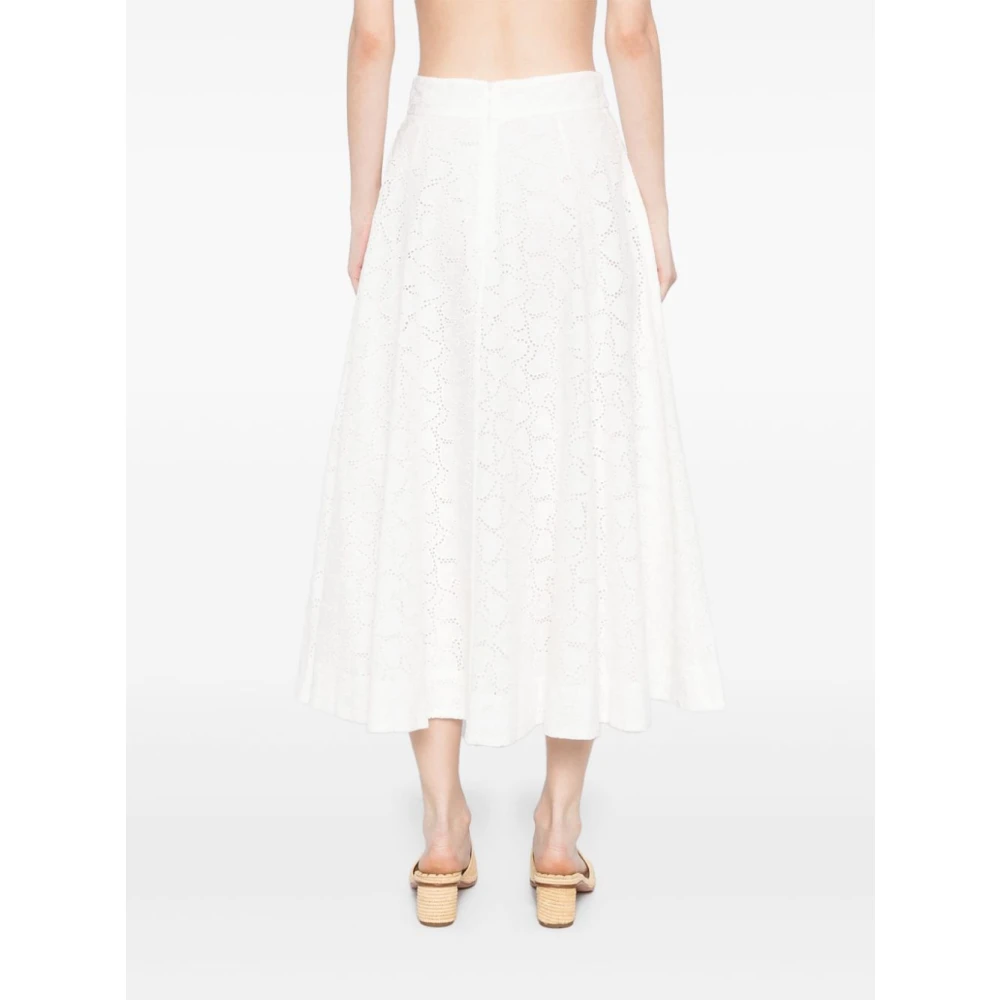 Zimmermann Witte Rokken met Rits aan de Achterkant White Dames