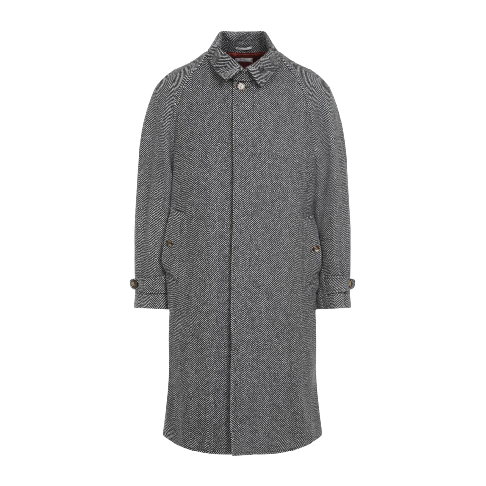Coats > Single-Breasted Coats - - Brunello Cucinelli - Modalova